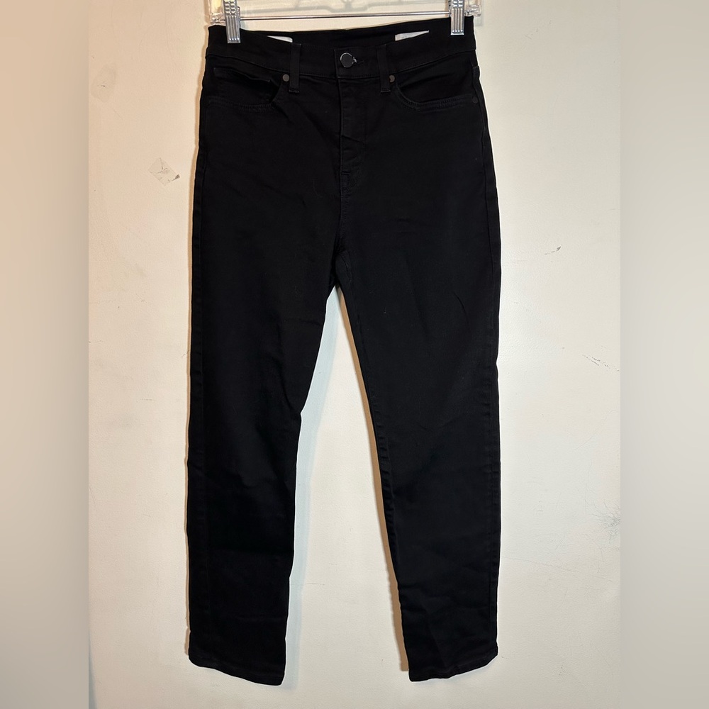 BLDWN Vintage‎ Straight Jeans in Black Size 27 Minimalist Causal Classic Stretch